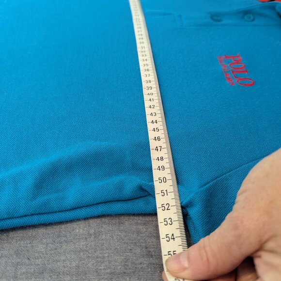 Vintage Ralph Lauren Polo Shirt Italy Flag - Men - Size L - Picture 8 of 12